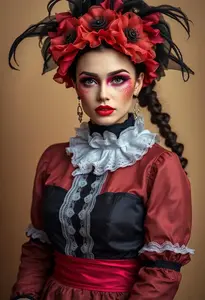 Woman Mardi Costume Dress