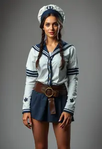 Woman Nautical Clothing Costume