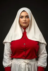 Woman Plus Size Handmaids Tale Deluxe Costume