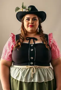 Woman Plus Size Oktoberfest Fraulein Costume