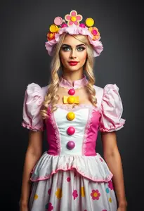 Woman Princess Lolly Candyland Costume Dress