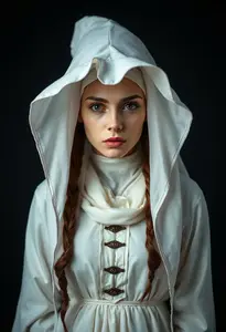 White Magic Witch Woman Costume