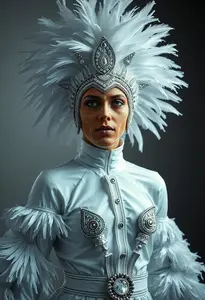 White Samba Costume