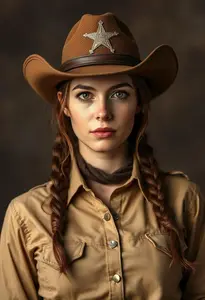 Woman Western Sheriff Costume