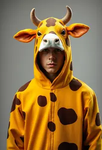 Yellow Cow Costume