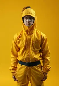 Yellow Jumpsuit April Neil Costume