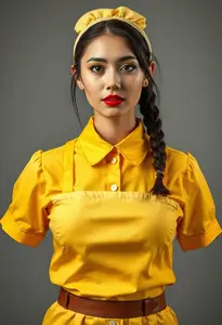 Yellow Waitress Costume