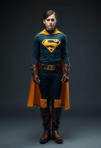 Superhero Boot Covers Costume