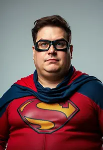 Superhero Costume Fat Guy