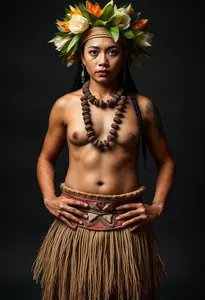 Authentic Hula Costume