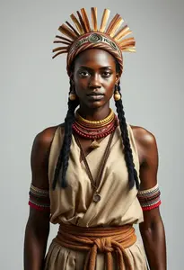 Swazi Attire Woman Costume