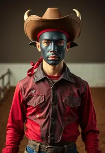 Rodeo Bull Fighter Costume
