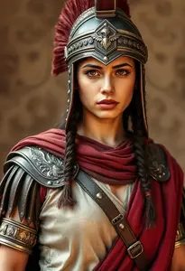 Roman Warrior Woman Costume