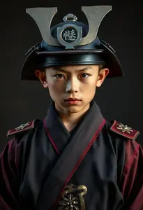 Samurai Costume Boy