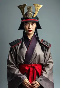 Samurai Costume Female Fancy Dress