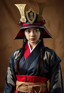 Samurai Costume Girl