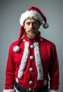 Santa Pimp Suit Costume