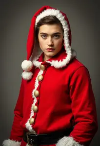 Secy Santa Outfit Costume
