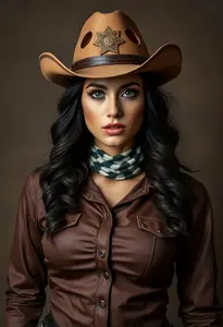 Showdown Sheriff Diva Woman Costume