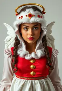 Sierra Furtado Cupid Costume