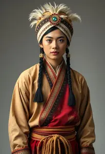 Simple National Costume Different Countries