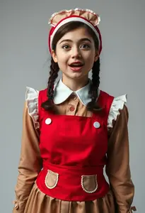 Singing Nanny Costume Girl