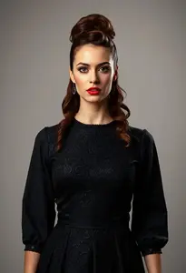 Posh Spice Black Dress Costume
