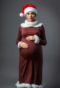 white christmas dresses Pinkblush Red Lace Overlay Maternity Maxi Dress