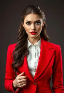 Pretty Woman Costume Red Blazer