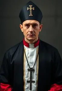 Priest Fancy Dress Costume