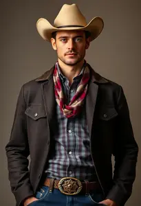 Western Style Dress Man