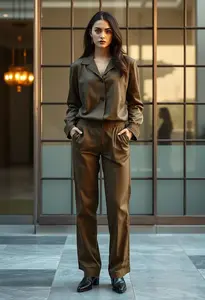 Window Pane Pants Outfit
