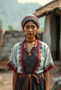Village Woman Clothing
