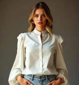 Pretty Blouse Wear Jeans