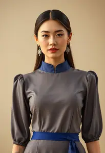 Model Baju Dress Kain Polos