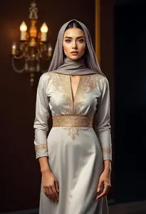 Modern Arabic Dress Female