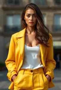 Paris Georgia Yellow Pants