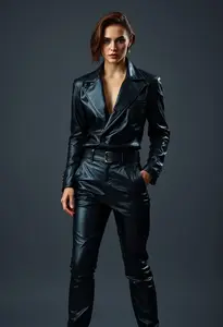 Leather Look Magic Trousers