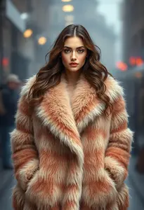 Faux Fur Festival Coat