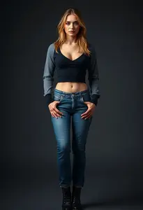 Fox Low Waisted Jeans