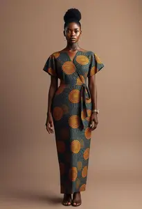 Ghana Print Dress