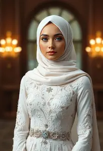 Islamic Wedding Dress Hijab