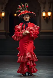 Adult Flamenco Dancer Costume