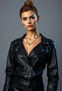 Hailey Bieber Leather