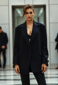 Hailey Bieber Oversize Blazer