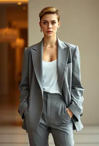 Hailey Bieber Oversized Blazer