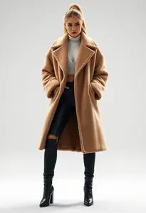 Hailey Bieber Oversized Coat