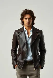 Harry Style Leather Blazer