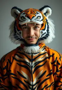 Adult Man Tiger Costume