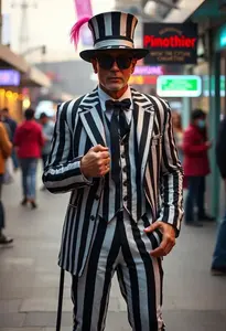 Adult Pimp Costume Fancy Dress